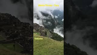 Machu Picchu - Peru  #peru #ancient #ancienthistory #travel #travelmania #globex  #machupicchu
