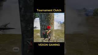 Tournament clutch 1v3  || VEXON GAMING