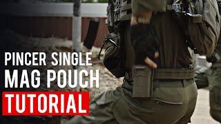 Pincer Single Battle Belt/Plate Carrier Mag Pouch Installation