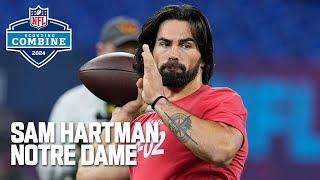 Sam Hartman's FULL 2024 NFL Scouting Combine On Field Workout
