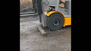 Jungheinrich 5,000 lbs  80V Electric Pneumatic Forklift Video