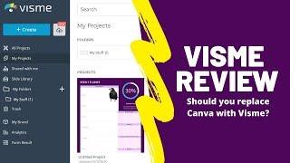 Visme Graphic Design Tool Review and Walkthrough