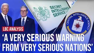 MI6 and CIA bosses issue ‘threat to world order’ warning | LBC analysis