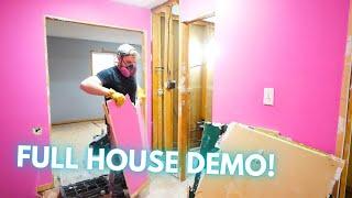 My First House Reno! Entire Demo Process