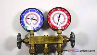 Charging an A/C with the SuperHeat Method