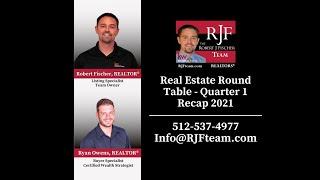 Real Estate Recap - Quarter 1 of 2021 | The Robert J Fischer Team, Keller Williams Realty