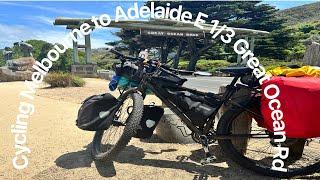 Circumnavigating Australia- #6 Cycling Melbourne to Adelaide Part 1/3 Geelong to Apollo Bay #giving