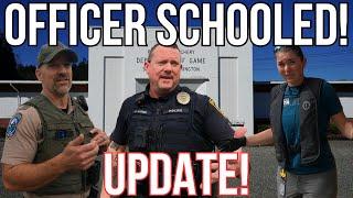 OFFICER SCHOOLED! - UPDATE! - BODY CAMERA EXPOSES DECEIT! FEELINGS OVER LAW!