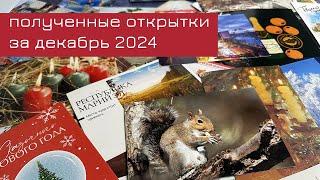 Обзор входящих открыток за декабрь 2024