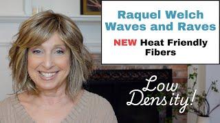 NEW Low Density Raquel Welch Style | Waves and Raves in Shaded Honey Pecan