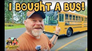 I BOUGHT A SCHOOL BUS!!! Thomas Saf T Liner HDX Cummins 8.3L Allison MD3000 168K MI