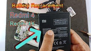 Xiaomi Redmi 4X and Redmi 4 Battery Replacemet || How to remove battery Mi Redmi 4 & Redmi 4X??