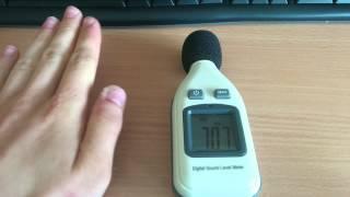 Professional GM1351 Digital Sound Level Meter Test