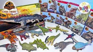 UNBOXING NEW CHAOS THEORY JURASSIC WORLD DINOSAURS! Becklespinax, T-Rex, Atrociraptor, Mapusaurus