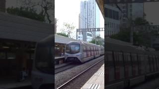 (Our memories我們的回憶)Hong Kong MTR EAL MLR train leaving SHS香港港鐵東鐵線MLR train離開上水站 E114/E67