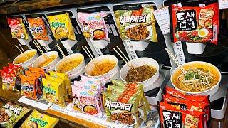 Amazing!! Poplular delicious unmanned automated ramen store in Korea?! All toppings are free! BEST 4