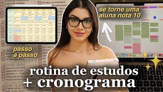 como criar uma ROTINA DE ESTUDOS QUE REALMENTE FUNCIONA? 