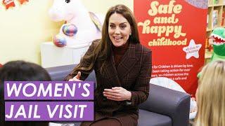 Princess Kate Visits a Mother and Baby Unit Inside a Prison