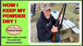 Black Powder Hunting Rifle Best Way I Have Found To Clean Mine With Water #hunting #cleaning #farm