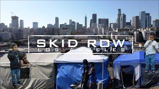 Skid Row, Los Angeles, Homeless Capitol of the USA | 4K Drone Footage