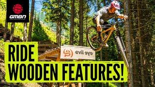 How To Ride Wooden MTB Features