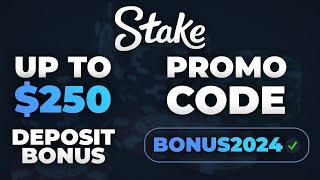 Stake Promo Code : 'BONUS2024' - 100% Deposit Bonus Up To $250