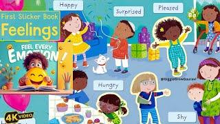 Children's Books Read Aloud | Sticker Book - How do you feel? Fun & Interactive Read Aloud for Kids!