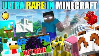 10 Rarest/Hardest things to get in MINECRAFT