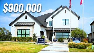 Touring a $900,000 CUSTOM home in Flower Mound Texas!