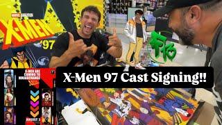 X-Men 97 Cast signing!! #NinjaXchange #xmen97 #Rogue #Storm #Sunspot #Gambit #Bishop #signing