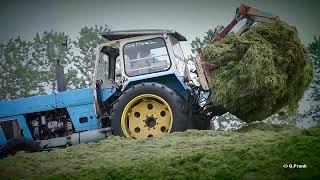 DDR Landmaschinen " LPG Großeinsatz am Silo "