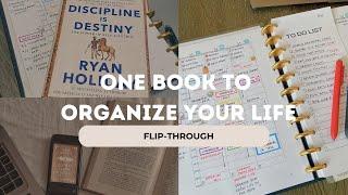 One Book To Organize Your Entire Life Flip Through