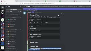 How to use "Task bot" in discord [RAW DAO]