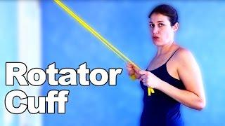 Rotator Cuff Exercises & Stretches with Resistive Bands - Ask Doctor Jo