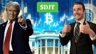 The Trump Trade & The Mass Adoption into Crypto!  Stock Analysis of $DJT Trump Media & Technology.