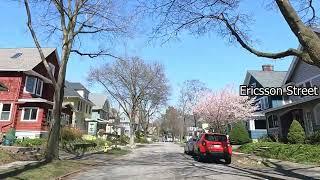 Rochester, New York - The east side's A-B-C Streets.