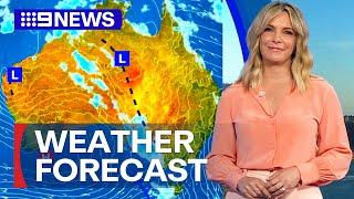 Australia Weather Update: Hot day ahead for Melbourne after balmy night | 9 News Australia