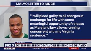 Judge denies DC sniper Malvo's request to vacate Maryland murder convictions