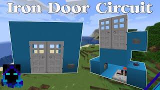 Minecraft.  5 Iron Door Redstone Circuits.