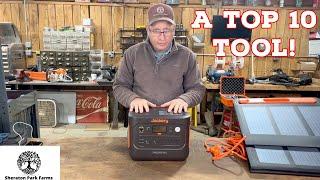 PORTABLE Farm Power - Jackery 1000v2 Solar Generator