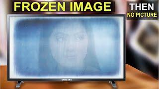 Frozen Picture Problem Samsung 32 Inch LED TV | Freezing Image Then no Picture & Graphics