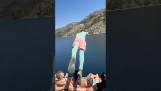 CRAZY CLIFF JUMP OVER TOURISTS
