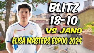 CS2 POV | The MongolZ bLitz (18/10) vs JANO (Inferno) @ Elisa Masters Espoo 2024