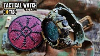 Тактические часы с компасом М-ТАС 2037 Camo@CorcoranALTactical watch