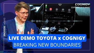 Live Demo Toyota & Cognigy Breaking New Boundaries