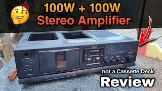 Stereo Amplifier with 200W R.M.S Power Review | Making Stereo Amplifier| Old Cassette Deck Restored