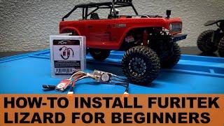 How-To Install Furitek Lizard For Beginners | Axial SCX24 Deadbolt EP.6