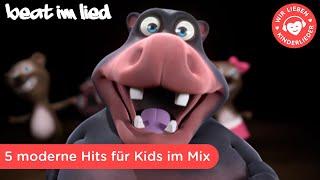 Beat im Lied – 5 moderne Kinderlieder am Stück | HipPo-Pop feat. Nilpferd