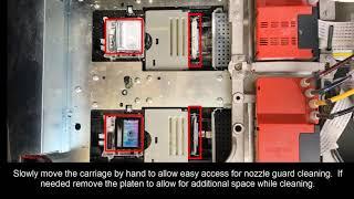 GTX Maintenance - Cleaning the Nozzle Guard, Wiper Blade, Suction Cap and Exhaust Cap