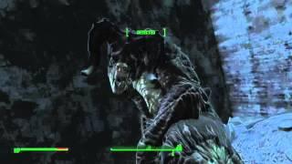 Friendly Deathclaw @ Old Gullet Sinkhole (Fallout 4)